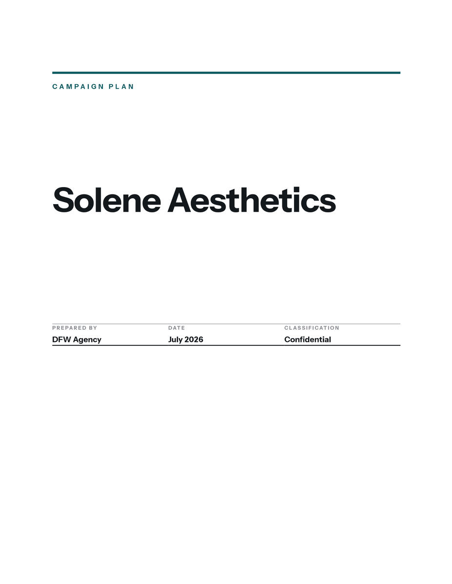 Sample report —fictional client, real output.